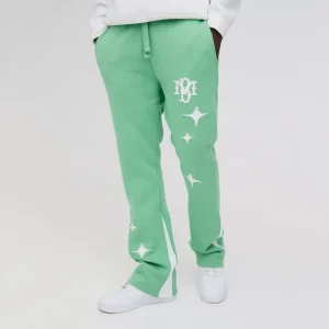 Slim Fit Star Applique BM Gusset Joggers