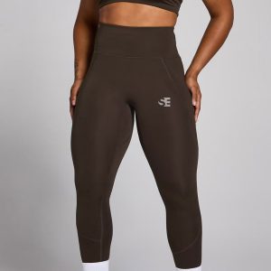 Graphic Training Leggings - Coffee